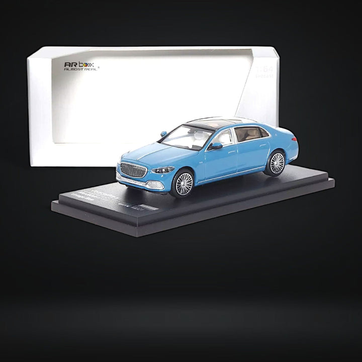 Mercedes-Benz 2021 Maybach W223 Blue Licensed Product 1:64 by AR BOX