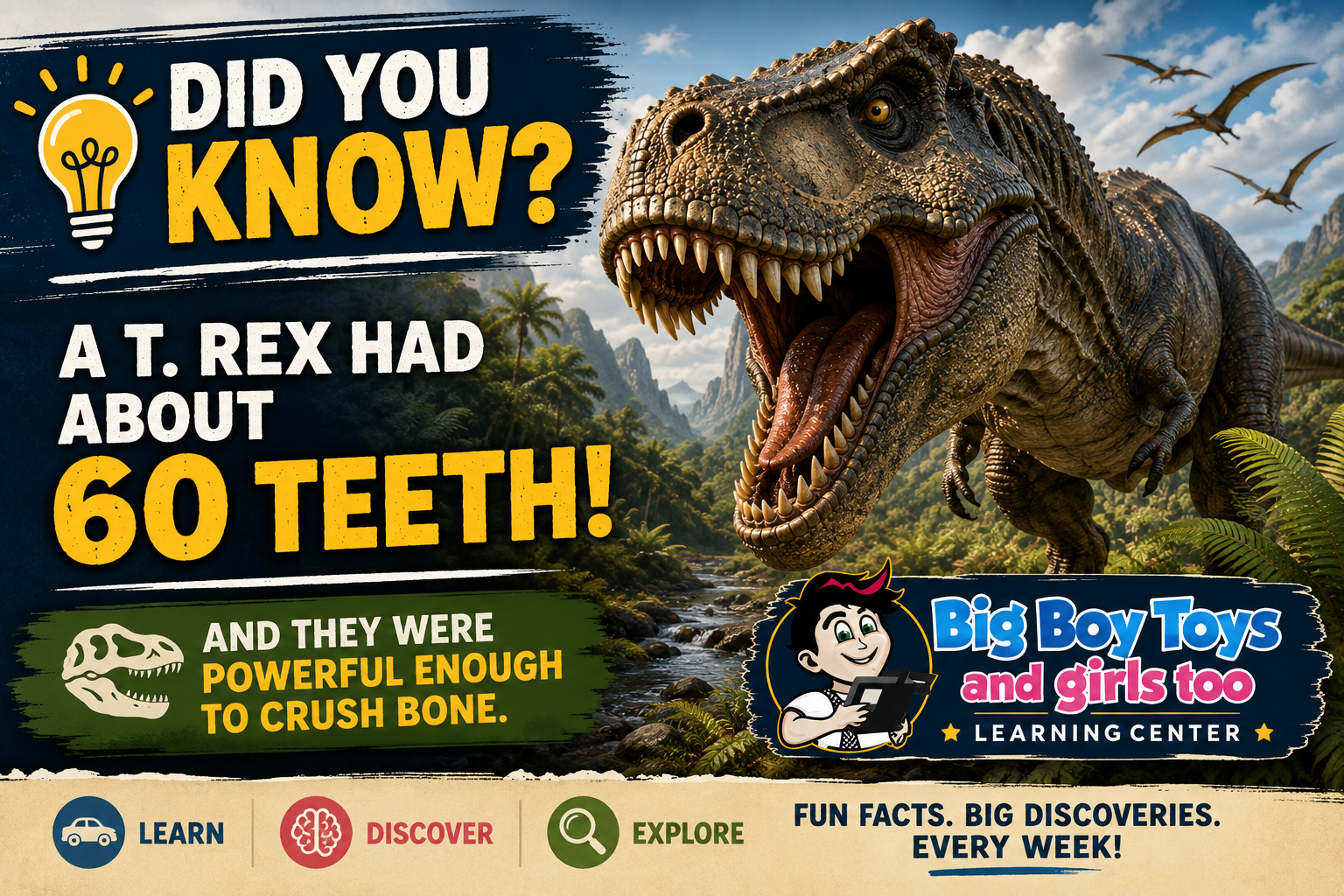 How Many Teeth Did a T. rex Have? | Did You Know?