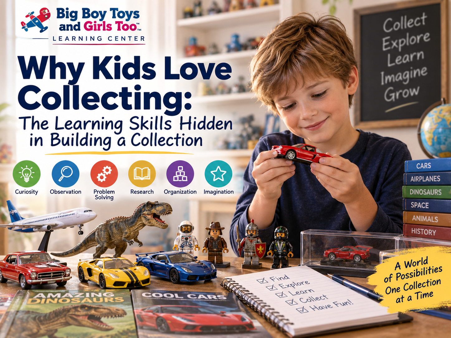 Why Kids Love Collecting: The Learning Skills Hidden in Building a Collection