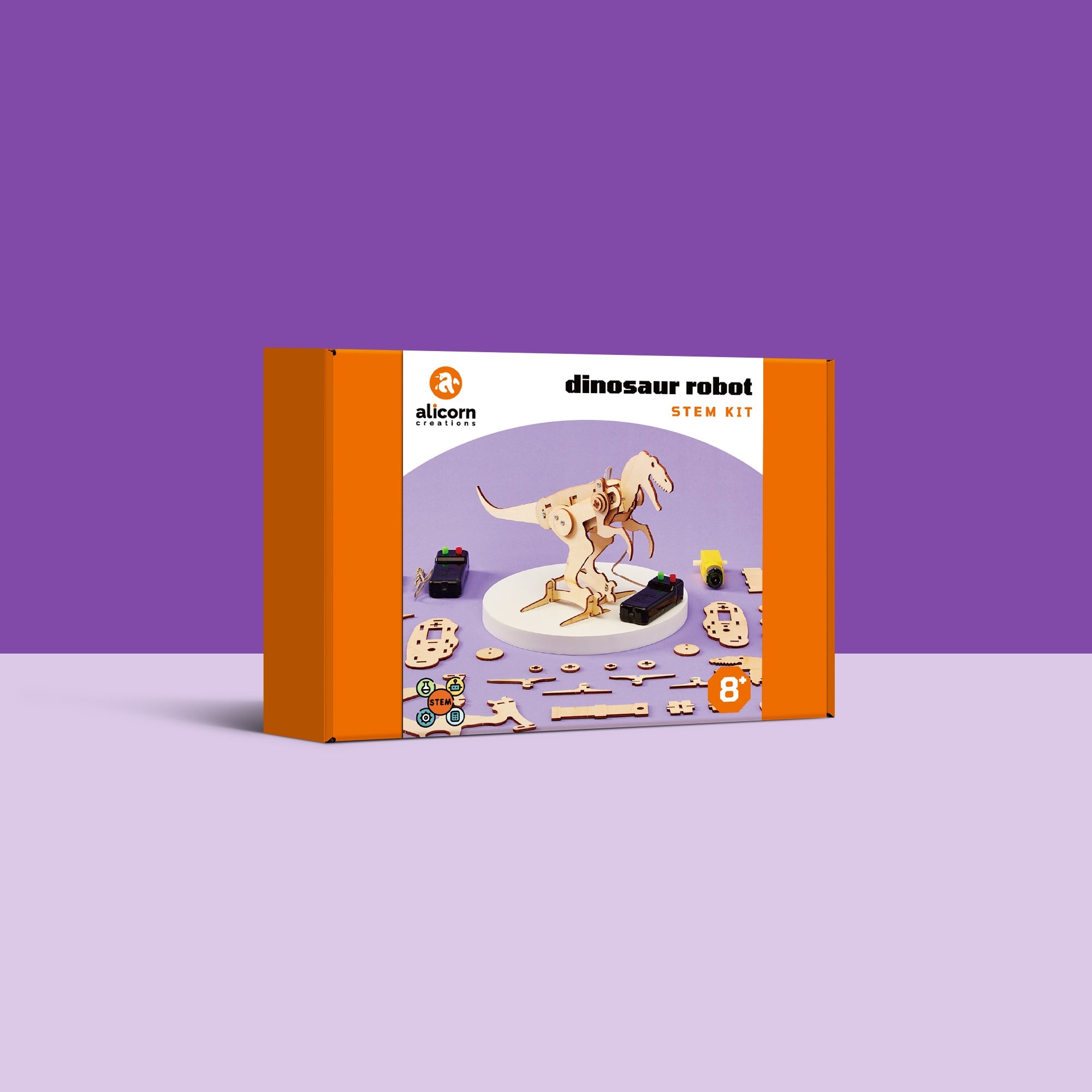 Dinosaur Robot T-Rex DIY Kit, Educational STEM Toy 3