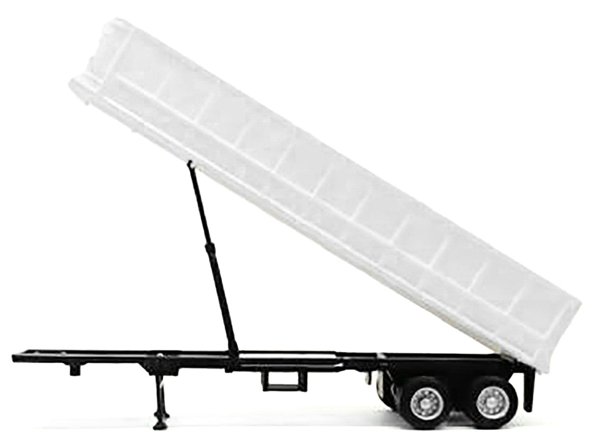 36ft Gravel Trailer White 1/87 (HO) Plastic Model by Promotex-1