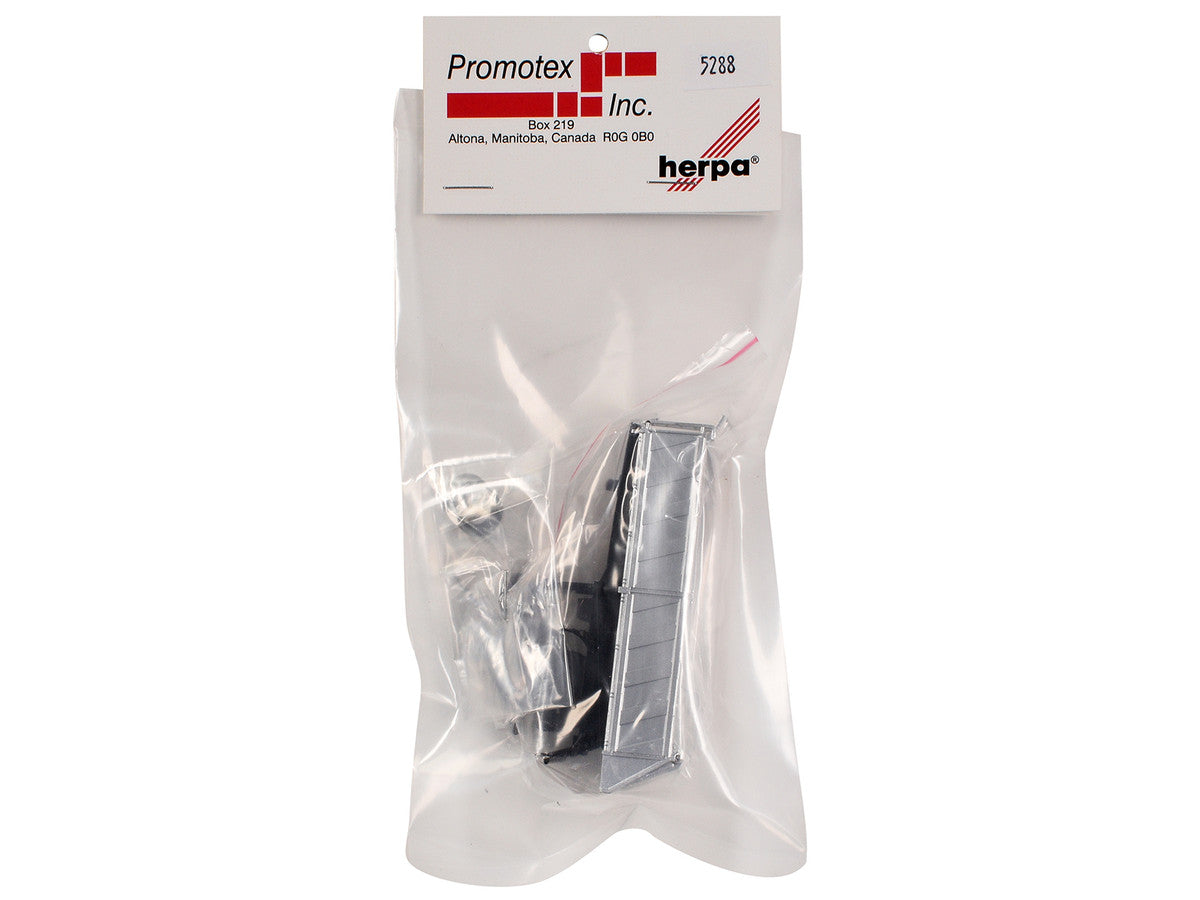 26ft Gravel Trailer Silver 1/87 (HO) Plastic Model by Promotex-2