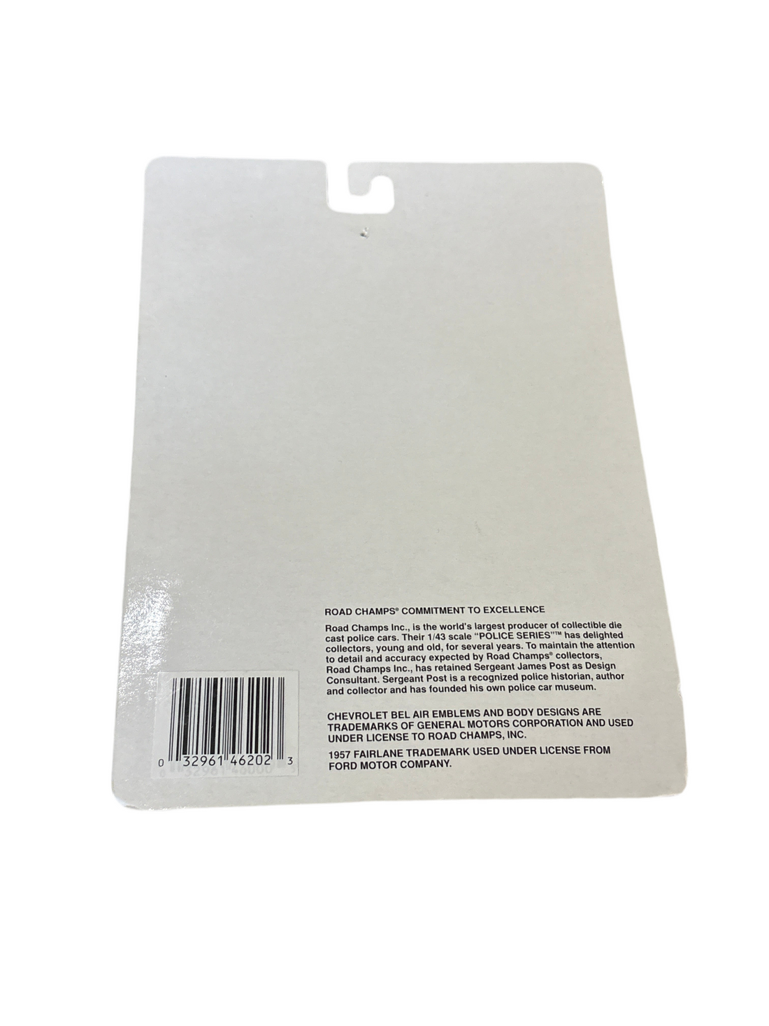 Road Champs Chevrolet Bel Air Diecast blue 2