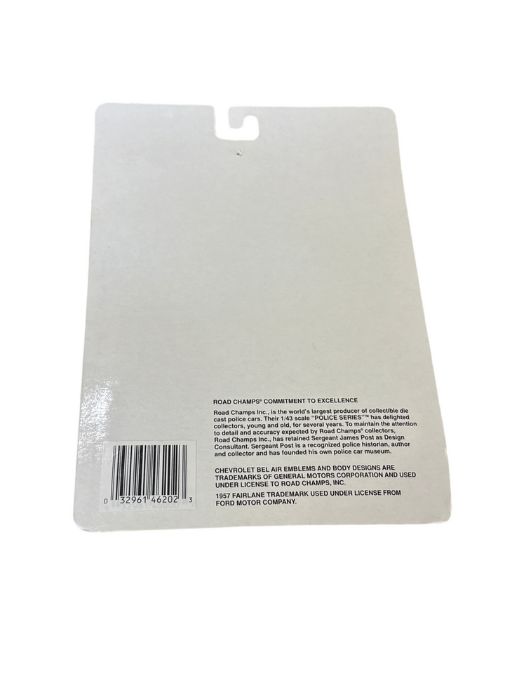 Road Champs Chevrolet Bel Air Diecast blue 2