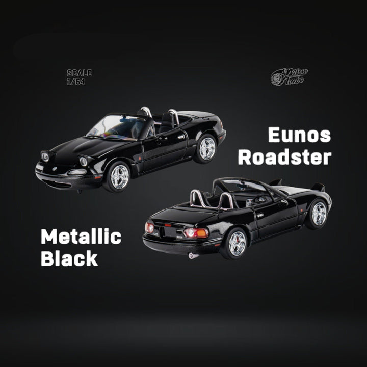 Eunos Roadster MX-5 Customized Metallic Black 1:64 by MicroTurbo