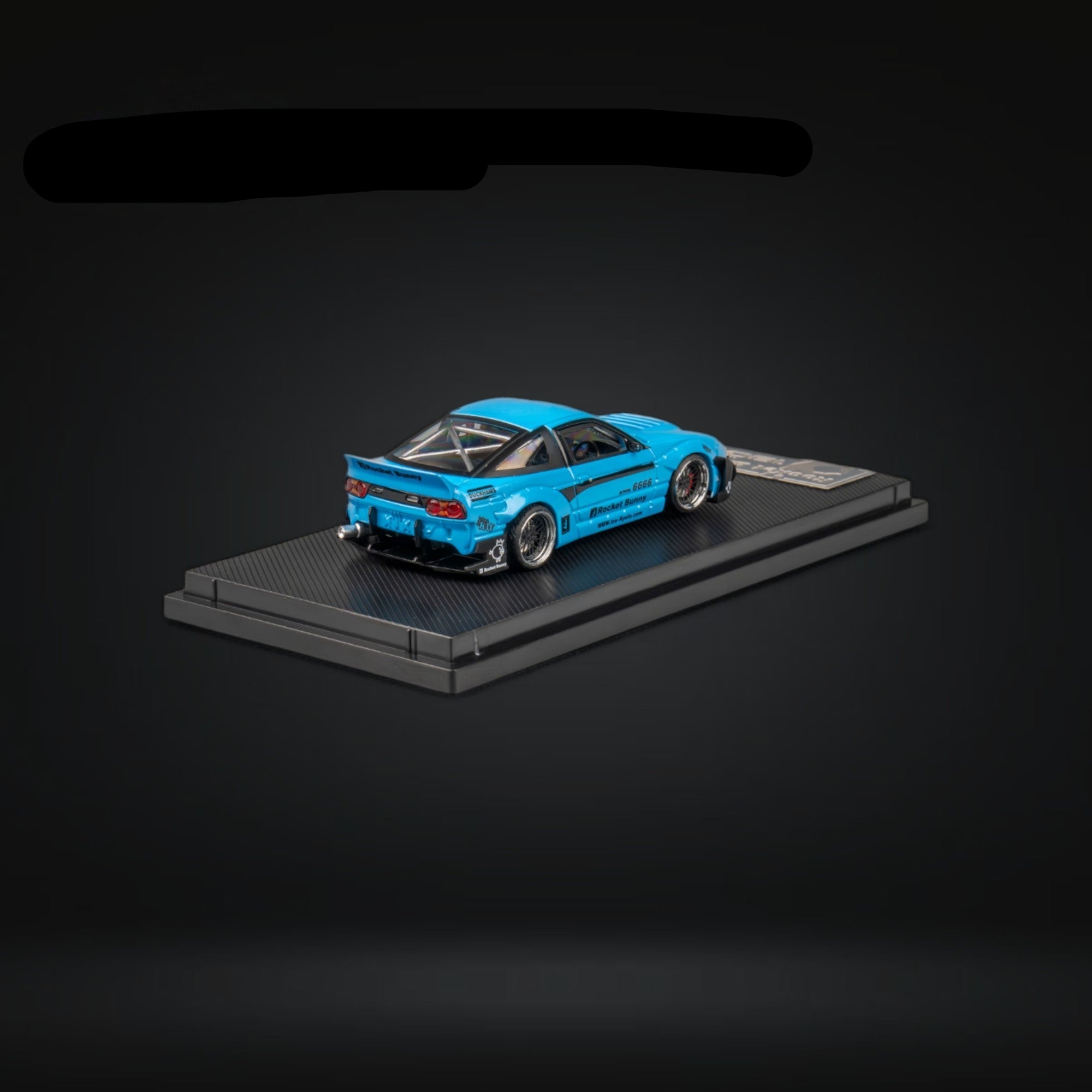 Nissan 180SX Pandem Rocket Bunny Baby Blue 1:64 MT6407C2 by MicroTurbo 3