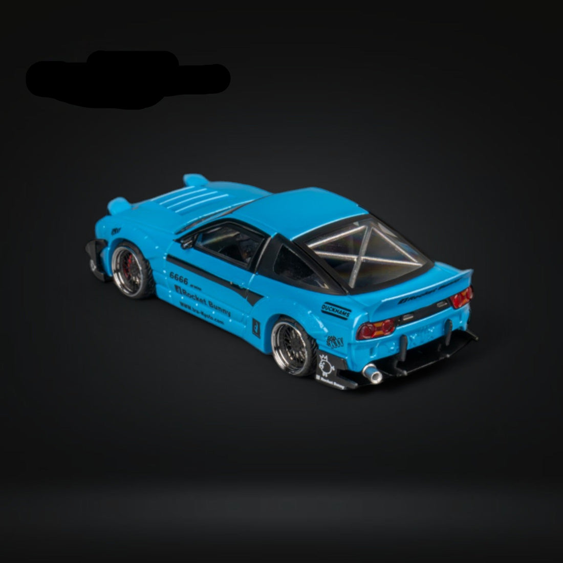 Nissan 180SX Pandem Rocket Bunny Baby Blue 1:64 MT6407C2 by MicroTurbo 6