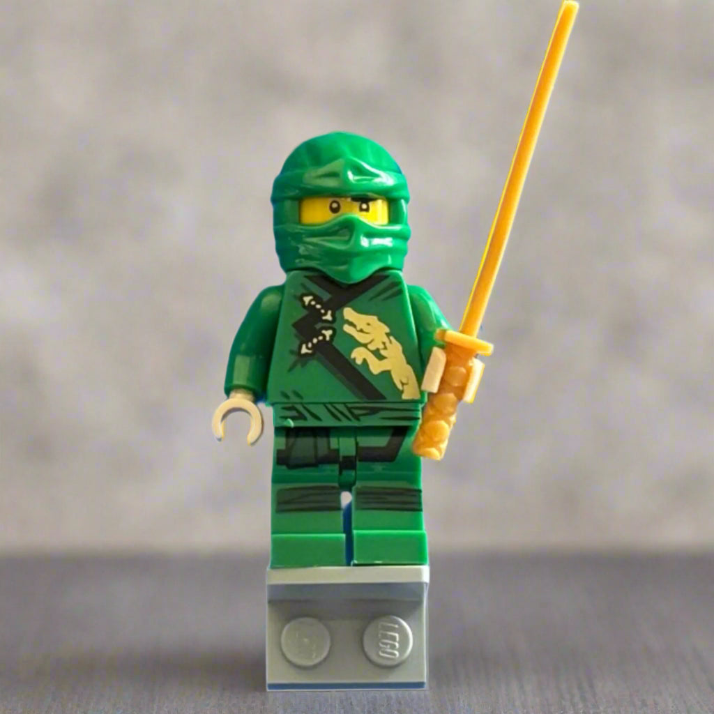 Ninjago Lloyd Legacy Dark Green Sash Minifigure for Lego