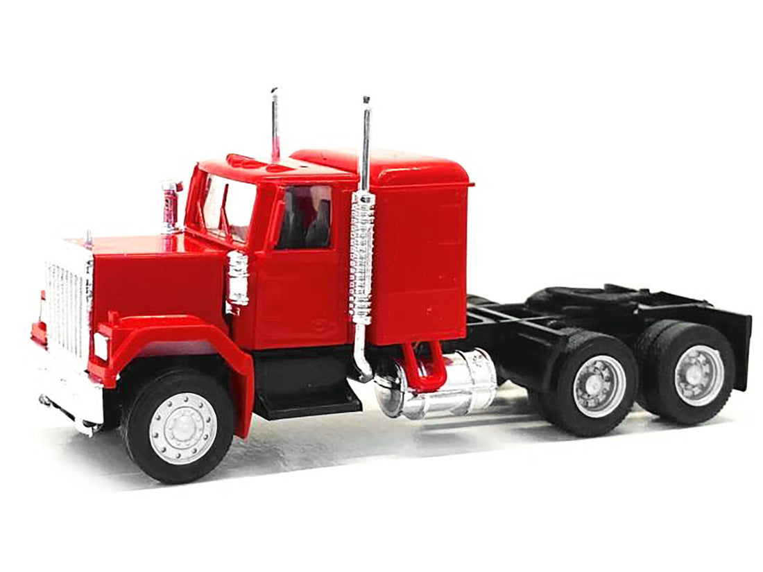 GMC Sleeper Cab Red 1/87 (HO) Plastic Model Car by Promotex-0