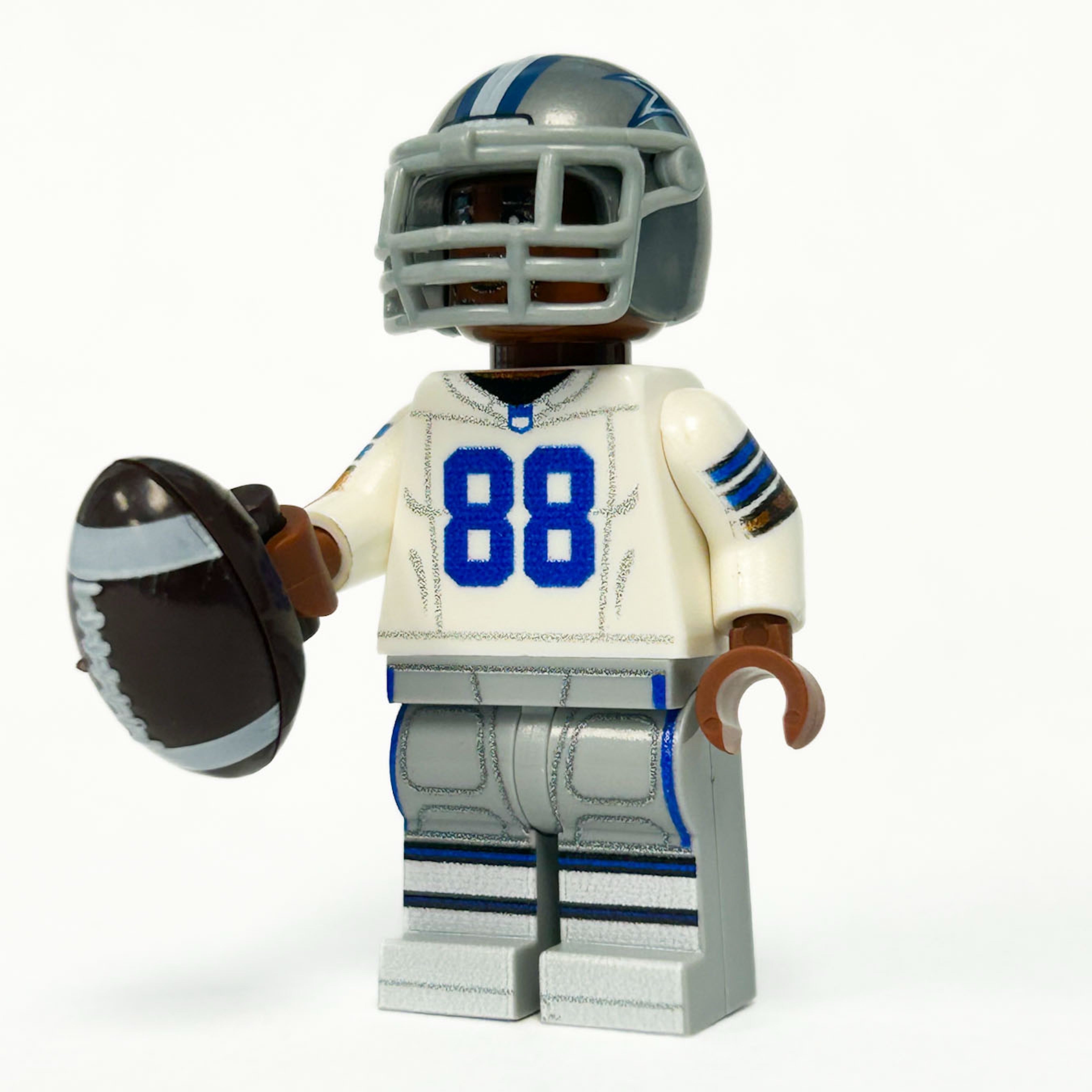 #88 WR Dallas Football Player Minifig for Lego
