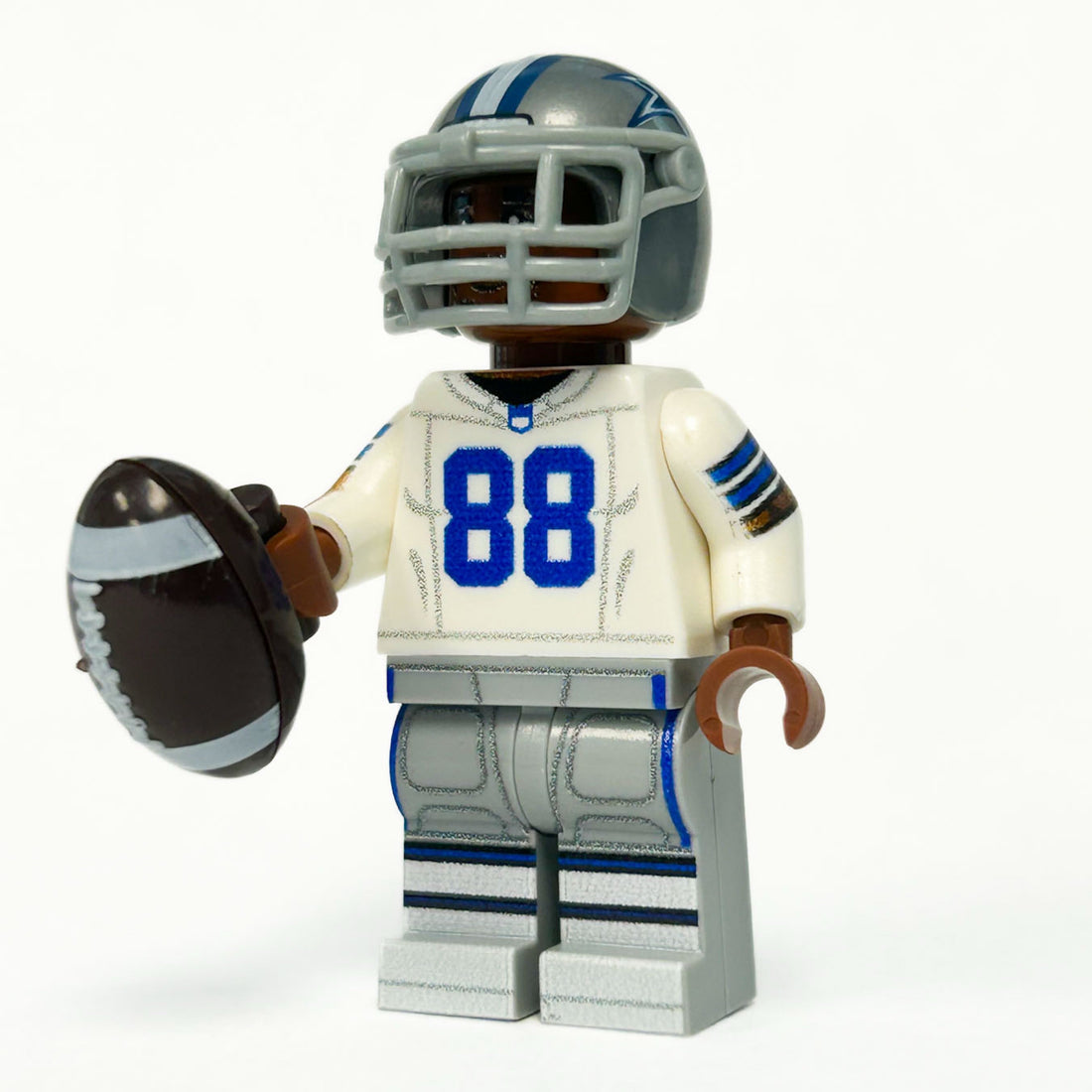 #88 WR Dallas Football Player Minifig for Lego