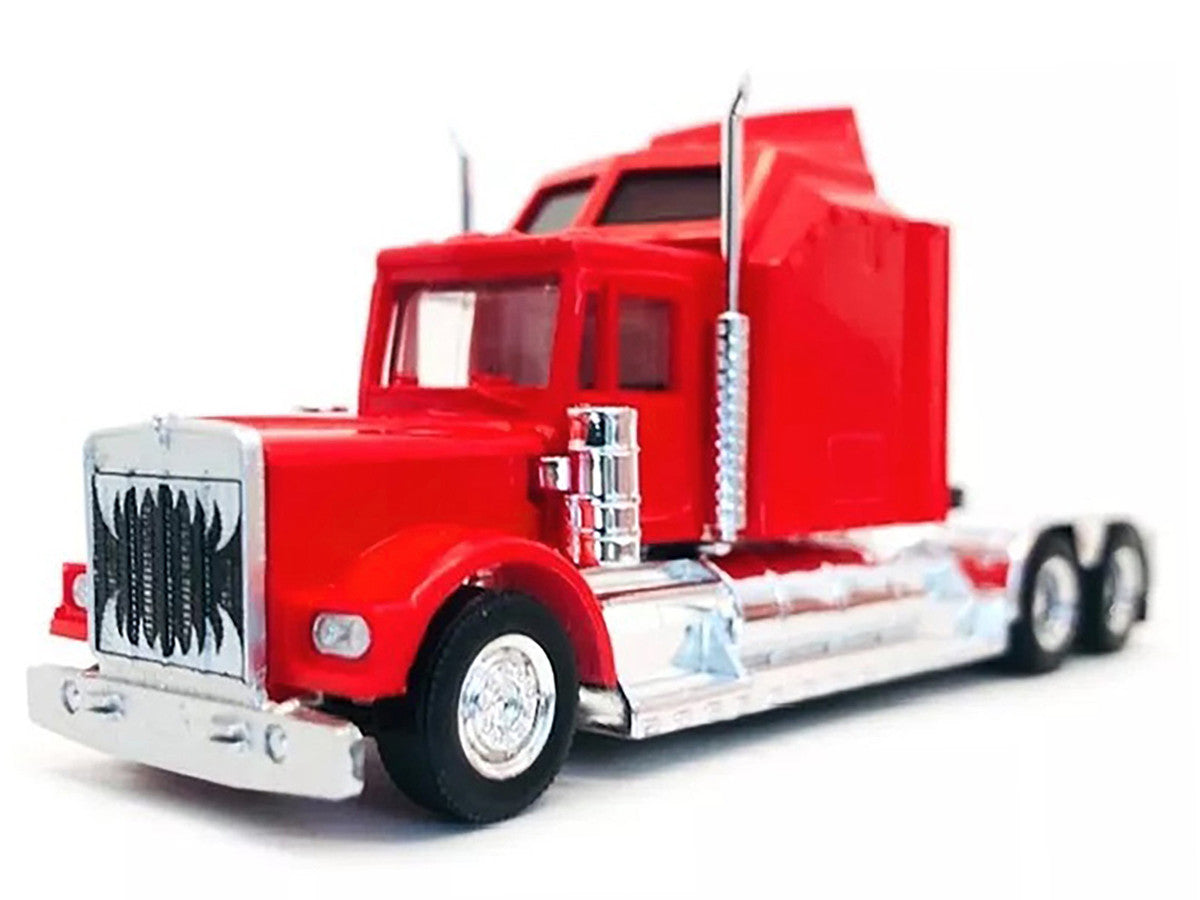 Kenworth W900 with Extra Large Sleeper Red 1/87 (HO) Plastic Model Car by Promotex-0