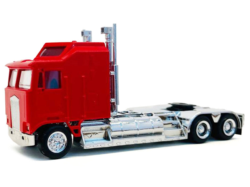 Kenworth K100 with 5-Bar Grill and XXL Chassis Red 1/87 (HO