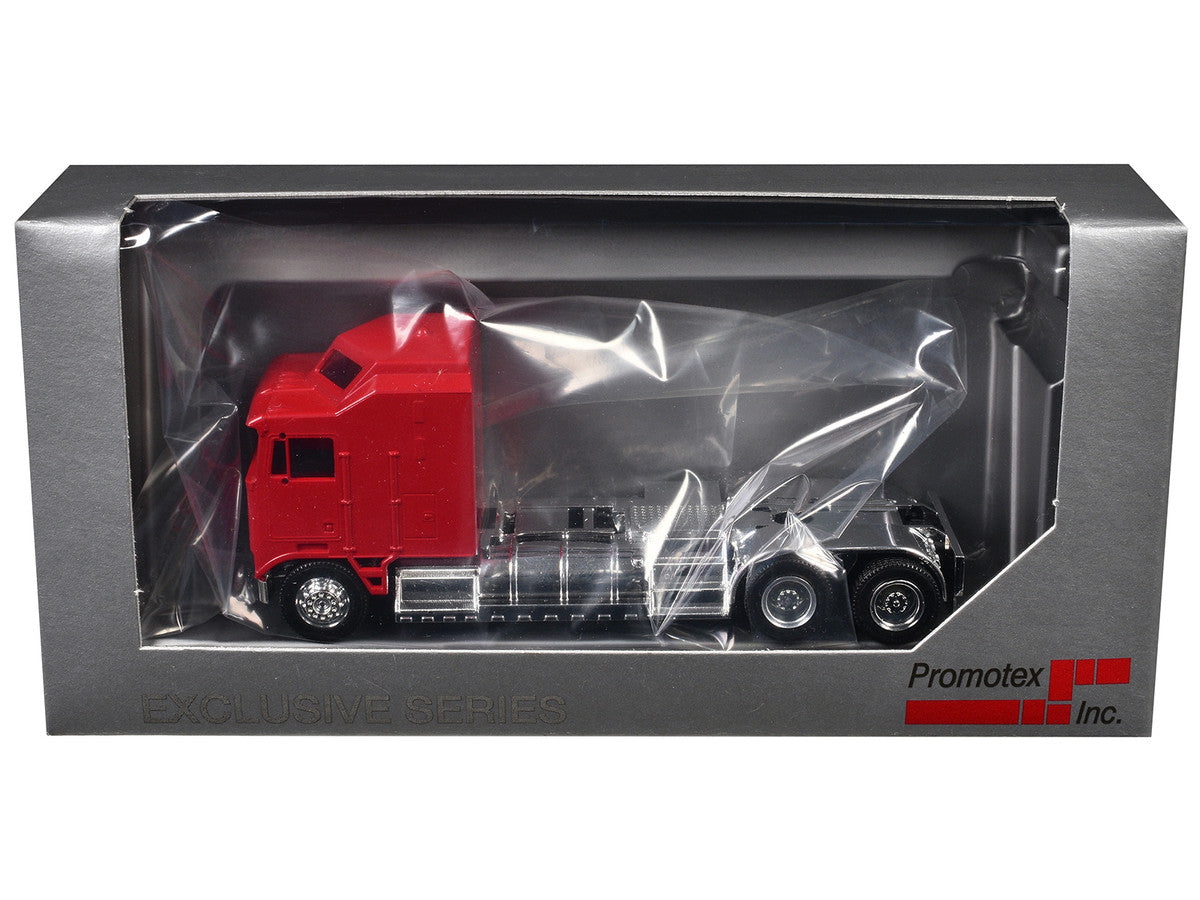 Kenworth K100 with 5-Bar Grill and XXL Chassis Red 1/87 (HO) Plastic Model by Promotex-1
