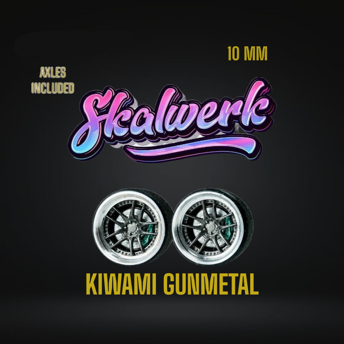 SKALWERK Wheels 1:64 10mm High Quality Wheels With Bearing System GROUP 2i