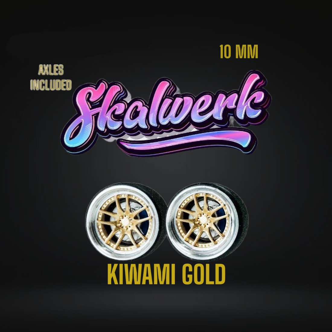 SKALWERK Wheels 1:64 10mm High Quality Wheels With Bearing System GROUP 2h