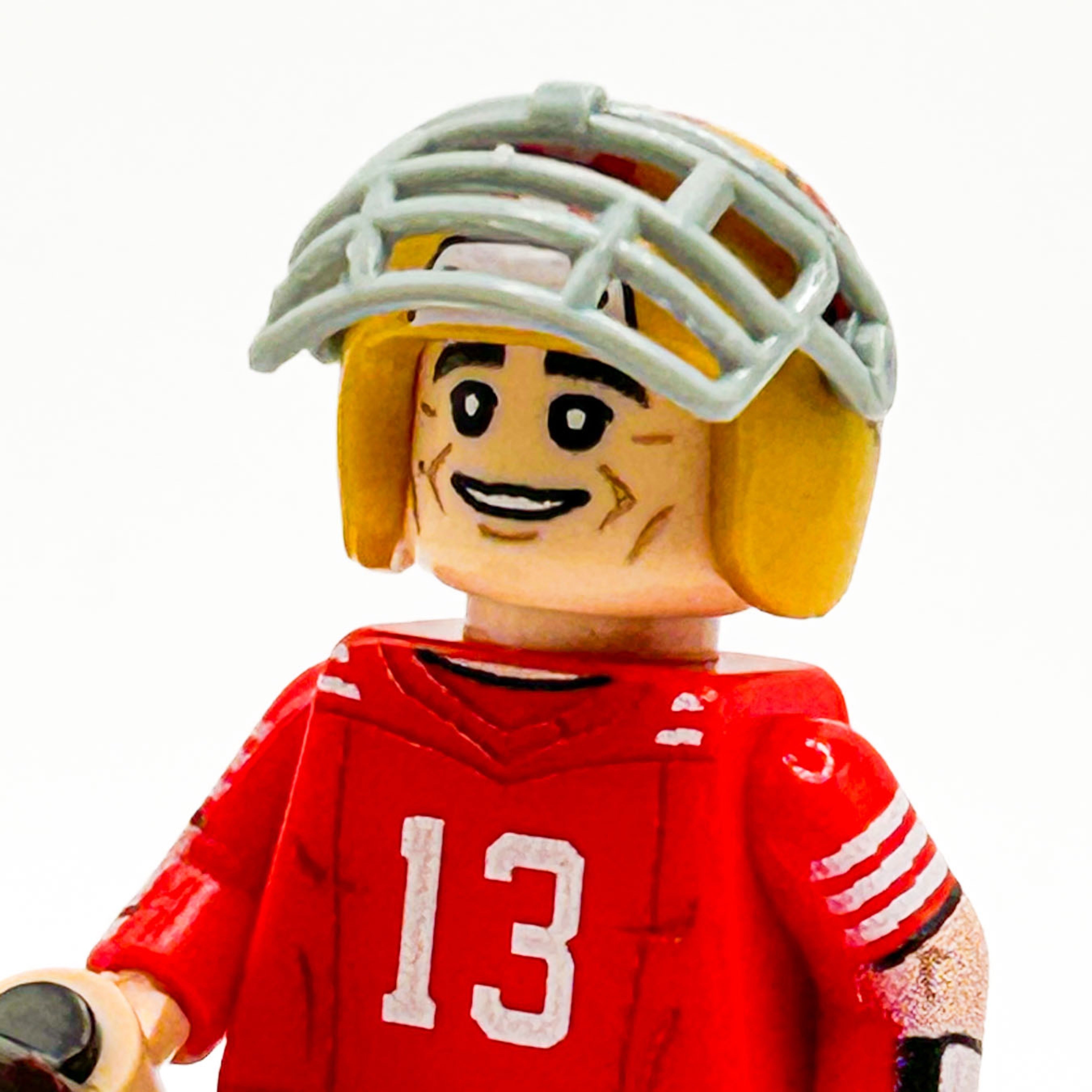 #13 QB San Francisco Football Player Minifig 3