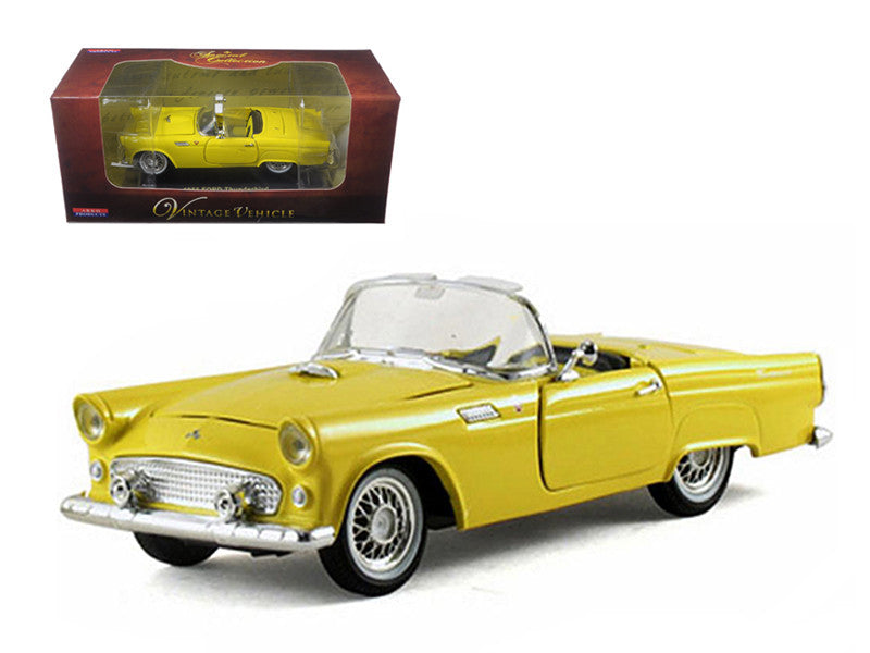 1955 Ford Thunderbird Convertible Yellow 1/32 Diecast Car Model by Arko Products-0