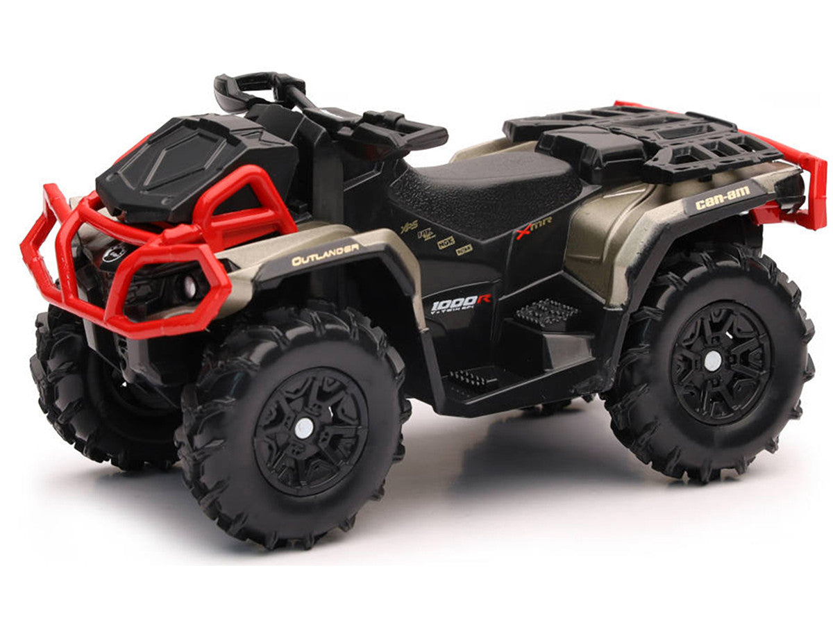Can-Am Outlander XMR 1000R ATV Black and Gold Diecast Model by New Ray-1