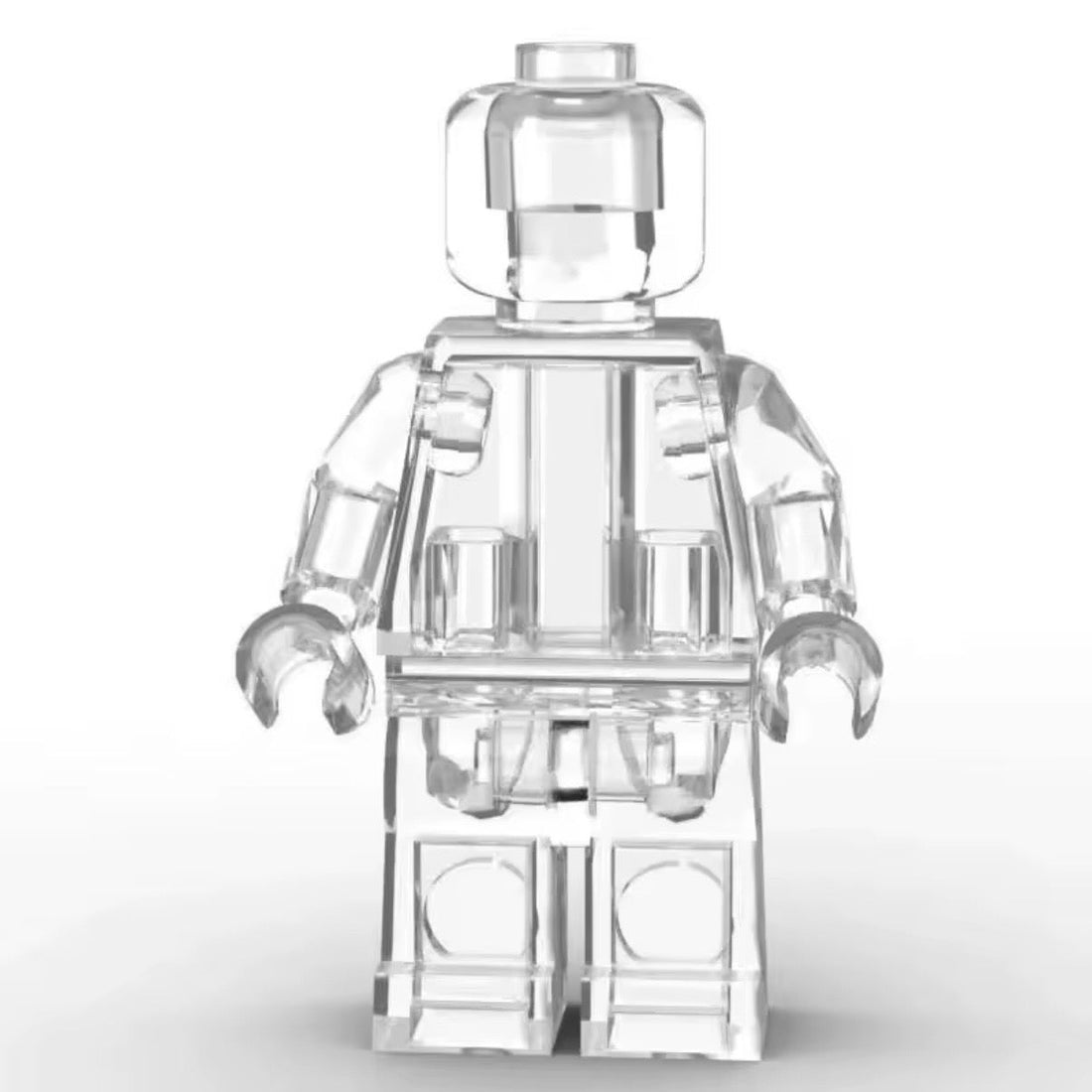 Set of 12 Transparent Minifigures – Clear Minifigs (Adult Builds & Display-Grade) for Lego 3