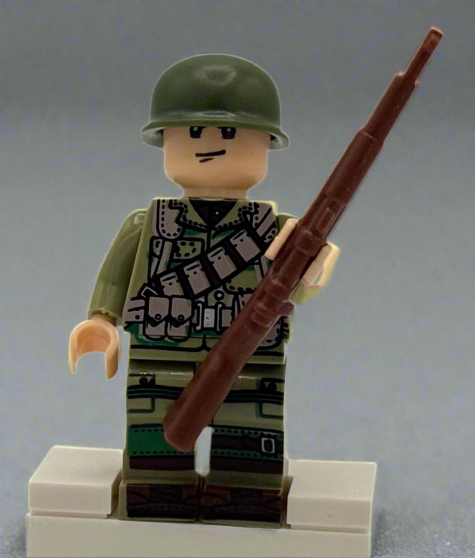 WWII Army Soldier Minifigure for Lego 5