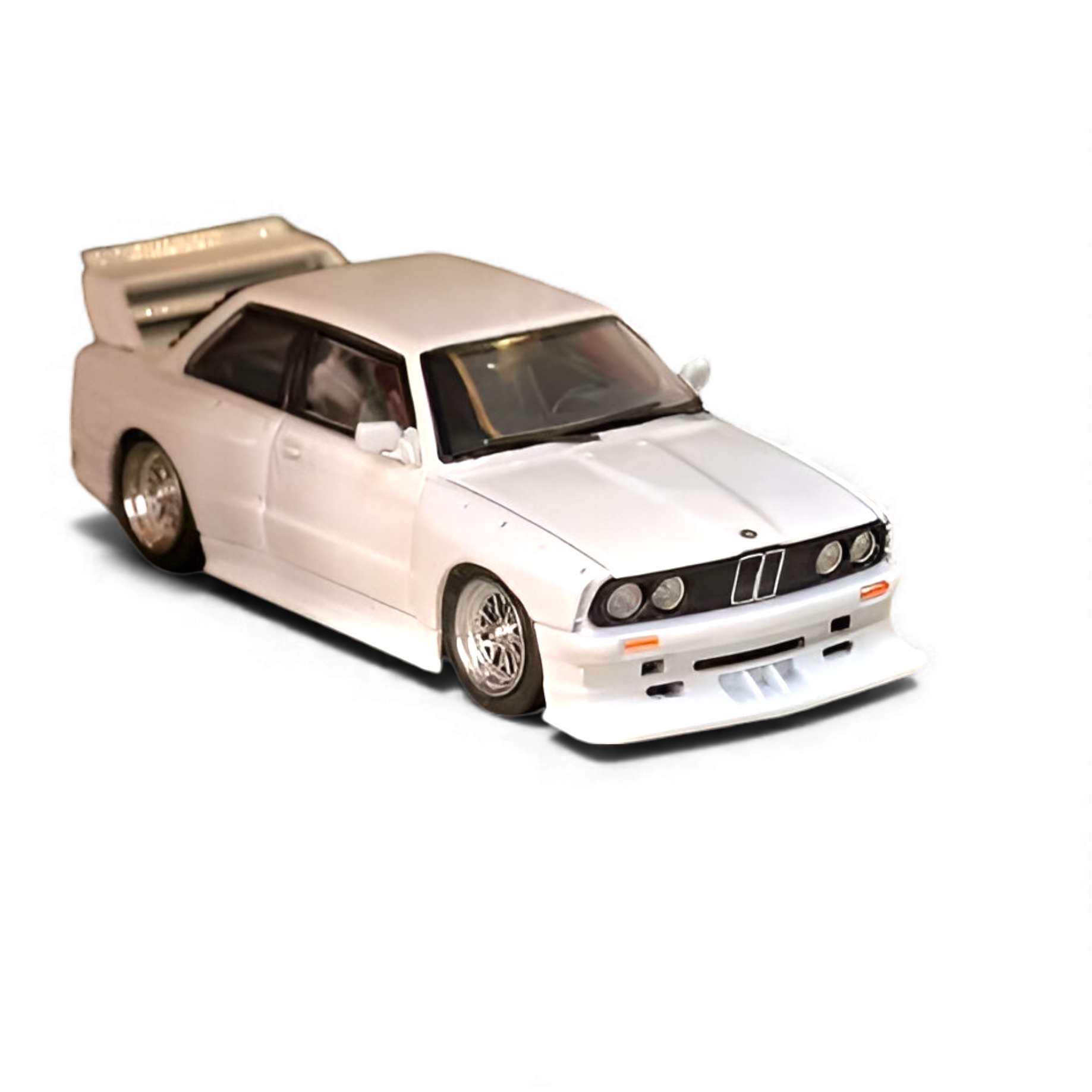 SW BMW E30 M3 LTO Modified - White 1:64 5