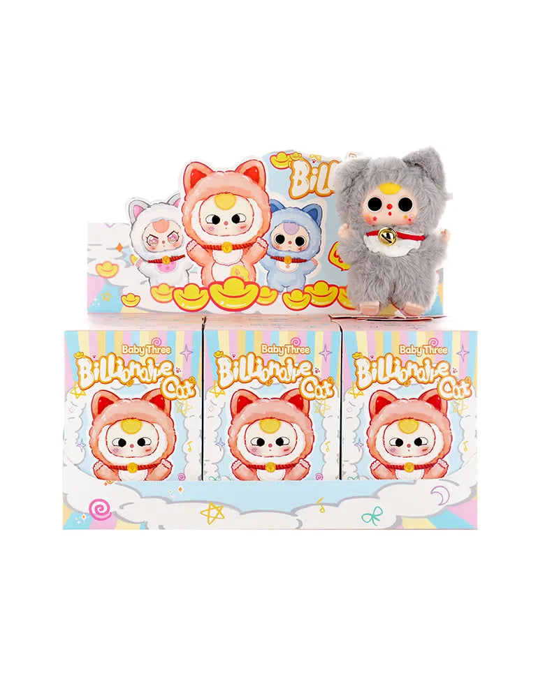 Baby Three Billionaire Cat Plush Series Blind Box 4
