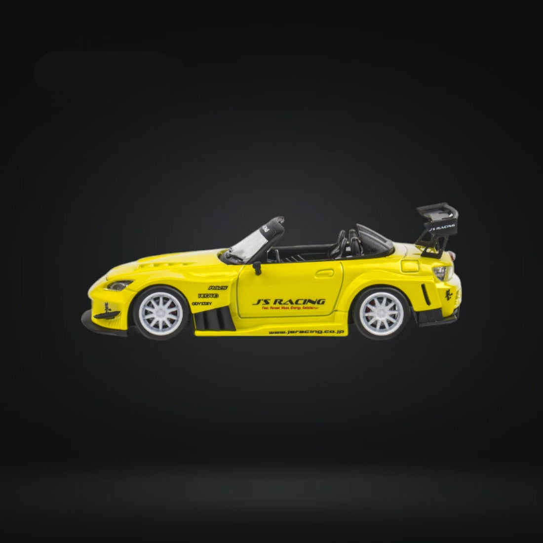 Honda S2000 JS Racing Custom in Indy Yellow Pearl 1:64 by Microturbo - 8