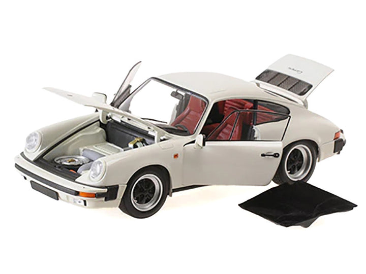 1983 Porsche 911 Carrera Coupe 3.2 White 1/18 Diecast Model Car by Minichamps-1