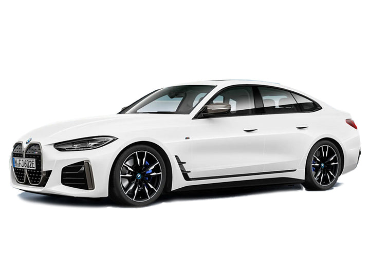 BMW i4 White Metallic 1/18 Diecast Model Car by Minichamps-0