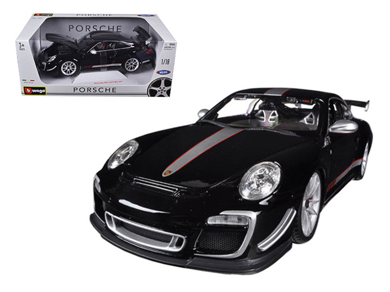 Porsche 911 GT3 RS 4.0 Black 1/18 Diecast Model Car by Bburago-0