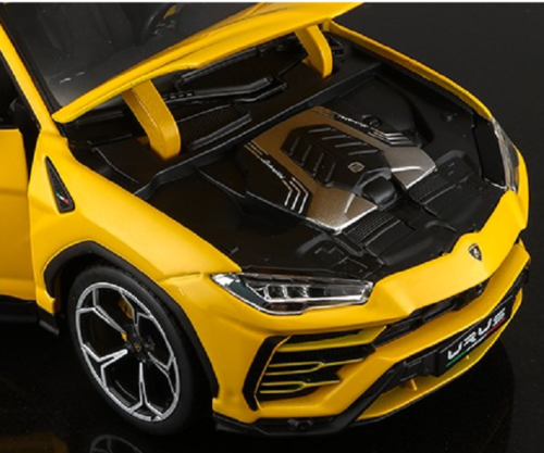Lamborghini Urus Yellow 1/18 Diecast Model Car by Bburago 3