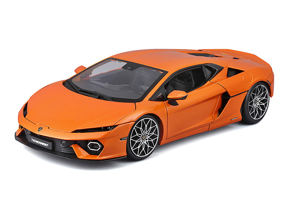 Lamborghini Temerario Orange Metallic 1/18 Diecast Model Car by Bburago-1