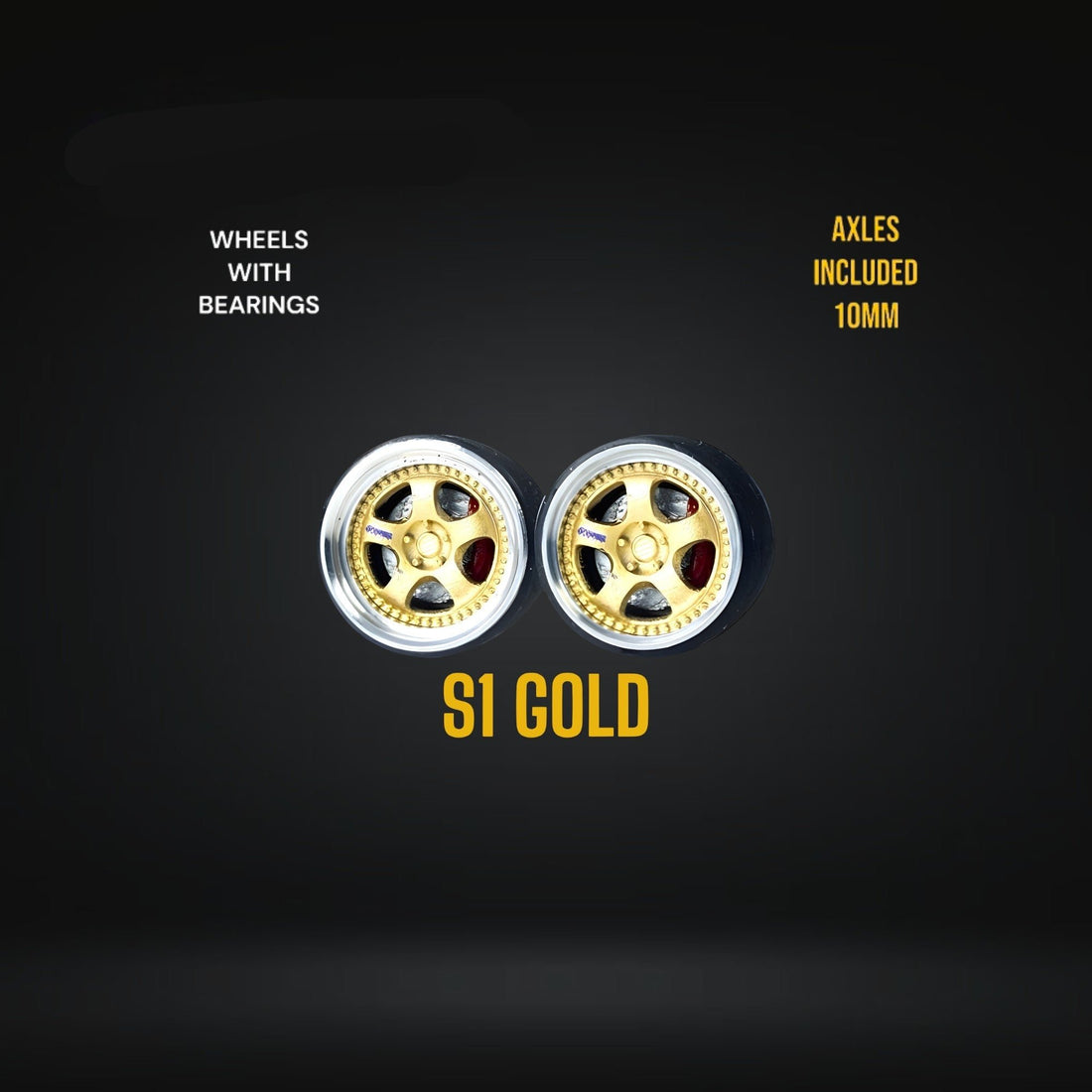 SKALWERK Wheels 1:64 10mm High Quality Wheels With Bearing System GROUP 1g