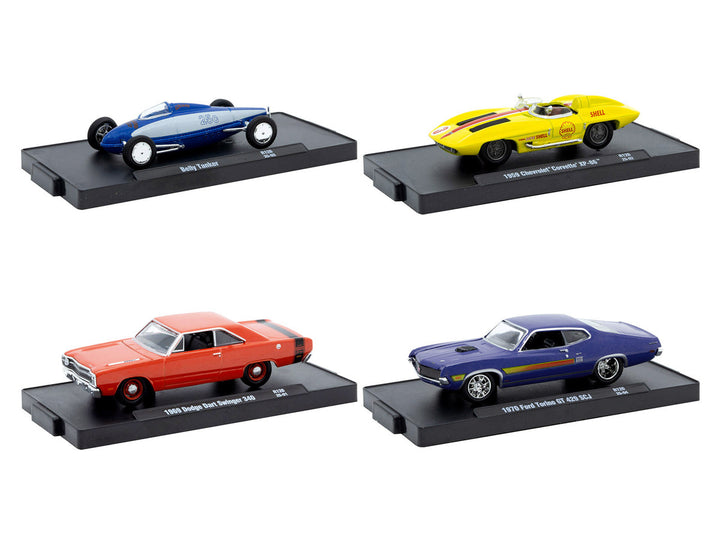 Auto-Drivers Set of 4 pieces in Blister Packs Release 126 Limited Edition to 9600 pieces Worldwide 1/64 Diecast Model Cars by M2 Machines