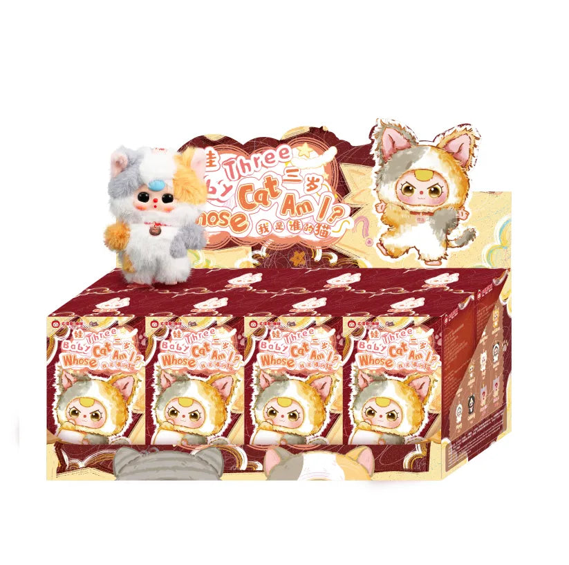 Baby Three Billionaire Cat Plush Series Blind Box 6