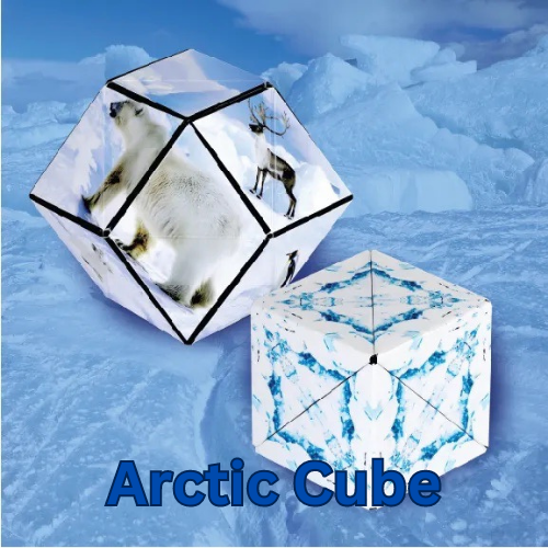 Shashibo Wild Series - Puzzle cube. Best games of 2023. Artic design cube.