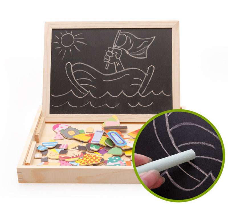 Multifunctional Magnetic Kids Puzzle Drawing Board 2