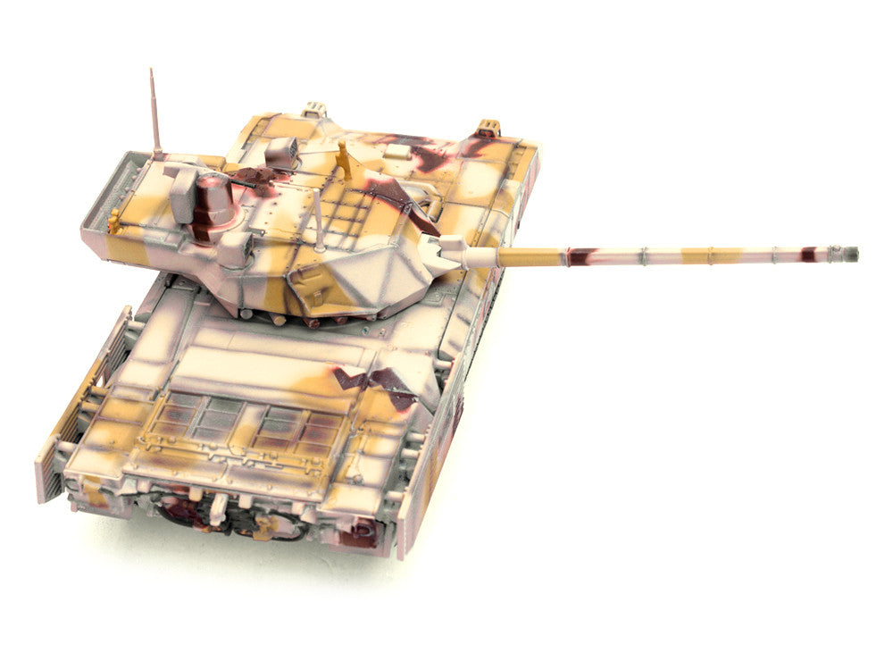 Russian T14 Armata MBT (Main Battle Tank) Multi-Desert Camouflage "Armor Premium" Series 1/72 Diecast Model by Panzerkampf-4