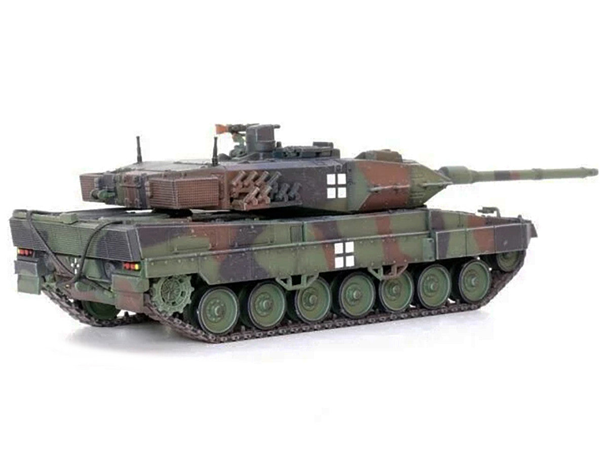 Leopard 2A6 Main Battle Tank Green Camouflage "Ukrainian Army" "Armor Premium" Series 1/72 Diecast Model by Panzerkampf-1