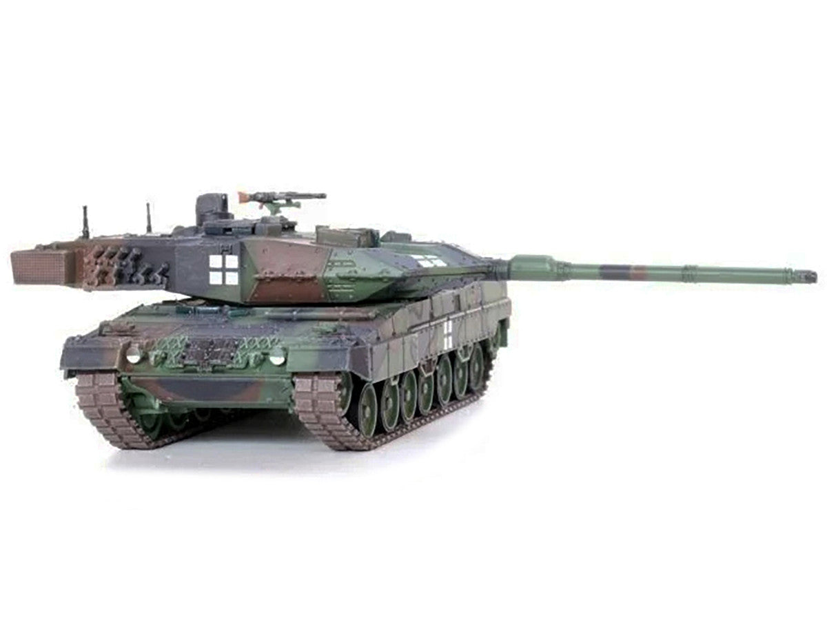 Leopard 2A6 Main Battle Tank Green Camouflage "Ukrainian Army" "Armor Premium" Series 1/72 Diecast Model by Panzerkampf-3
