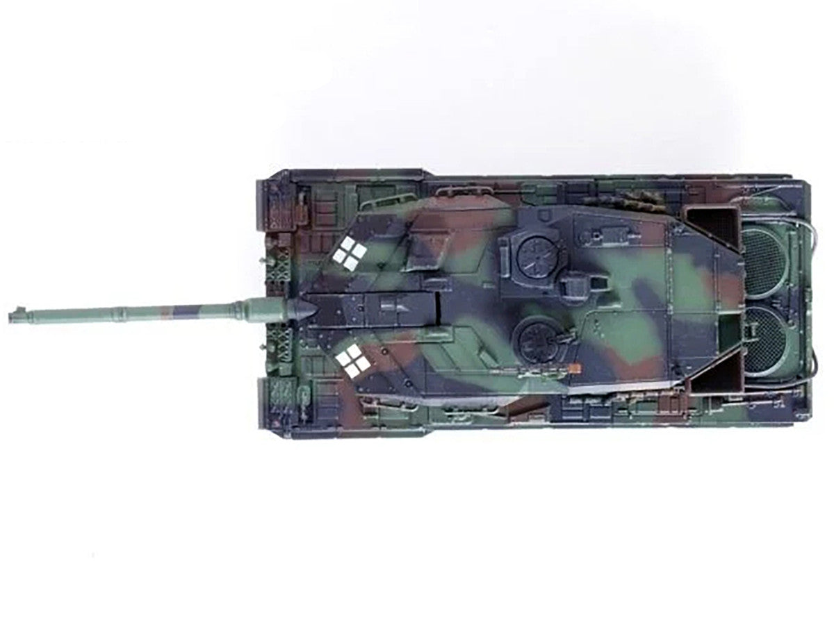 Leopard 2A6 Main Battle Tank Green Camouflage "Ukrainian Army" "Armor Premium" Series 1/72 Diecast Model by Panzerkampf-4