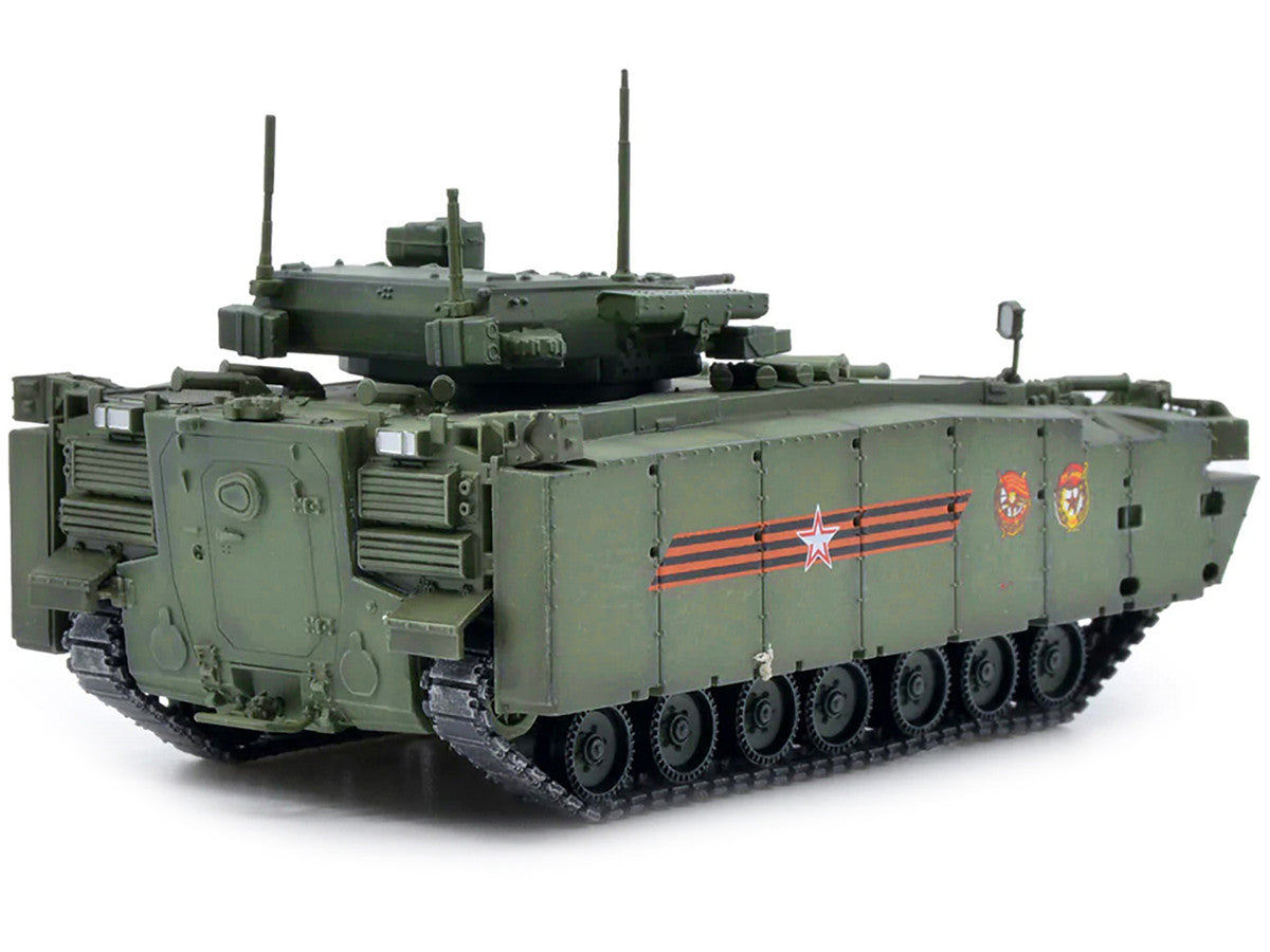 Russian (Object 695) Kurganets-25 Infantry Fighting Vehicle with Four Kornet-EM Guided Missiles - Moscow Victory Day Parade 1/72 Diecast Model by Panzerkampf-1