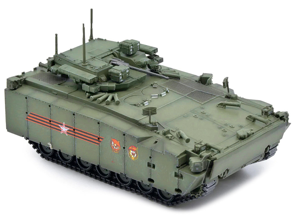 Russian (Object 695) Kurganets-25 Infantry Fighting Vehicle with Four Kornet-EM Guided Missiles - Moscow Victory Day Parade 1/72 Diecast Model by Panzerkampf-2
