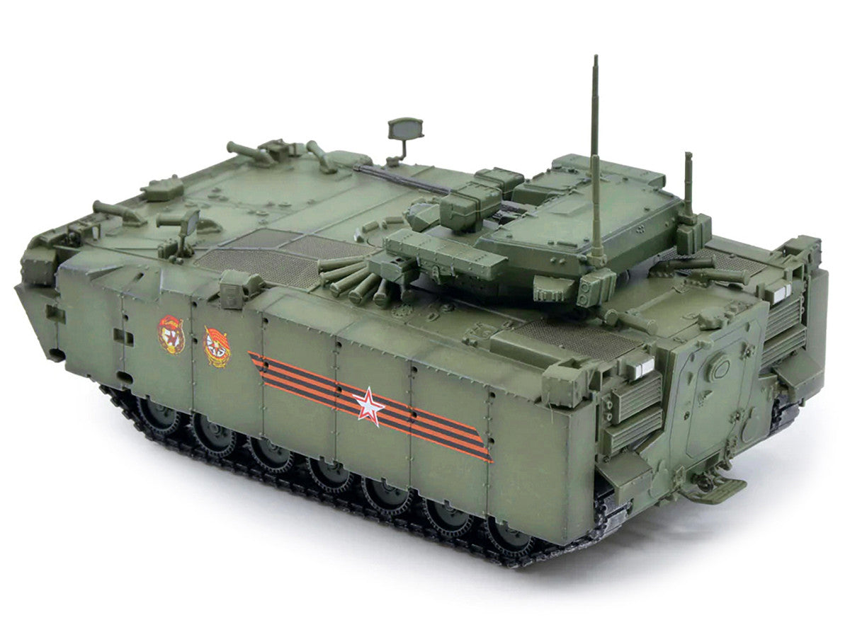 Russian (Object 695) Kurganets-25 Infantry Fighting Vehicle with Four Kornet-EM Guided Missiles - Moscow Victory Day Parade 1/72 Diecast Model by Panzerkampf-3