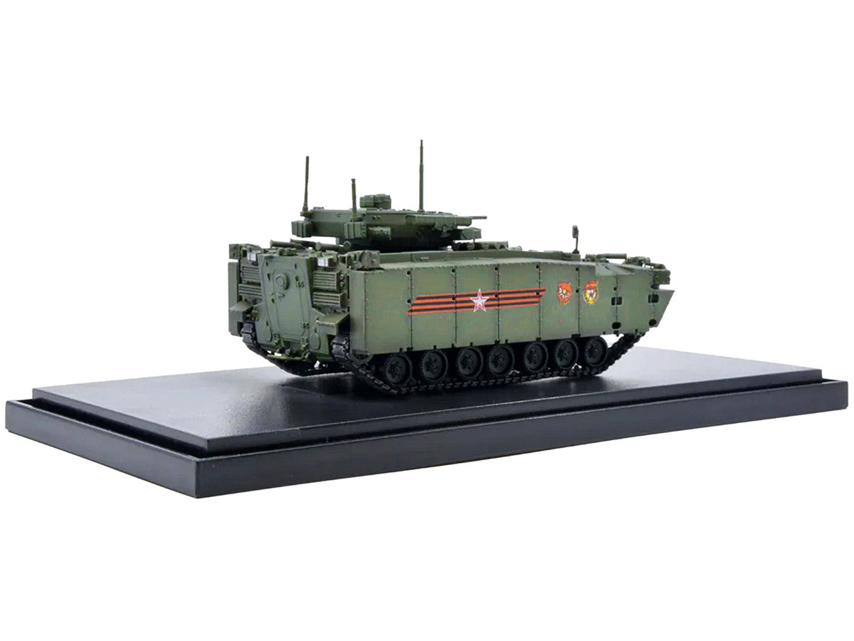 Russian (Object 695) Kurganets-25 Infantry Fighting Vehicle with Four Kornet-EM Guided Missiles - Moscow Victory Day Parade 1/72 Diecast Model by Panzerkampf-4