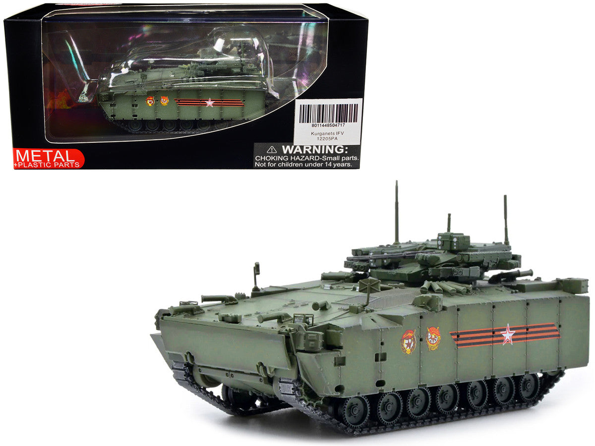 Russian (Object 695) Kurganets-25 Infantry Fighting Vehicle with Four Kornet-EM Guided Missiles - Moscow Victory Day Parade 1/72 Diecast Model by Panzerkampf-0
