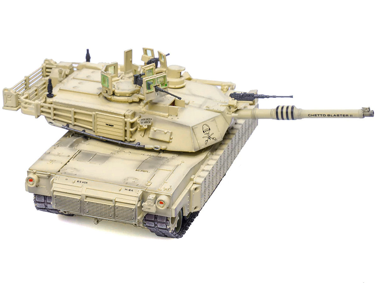 M1A2 TUSK I Battle Tank "Ghetto Blaster II" "U.S. Army 3rd Squadron 3rd Armoured Cavalry Regiment FOB Hammer Iraq" (2011) 1/72 Diecast Model by Panzerkampf-2