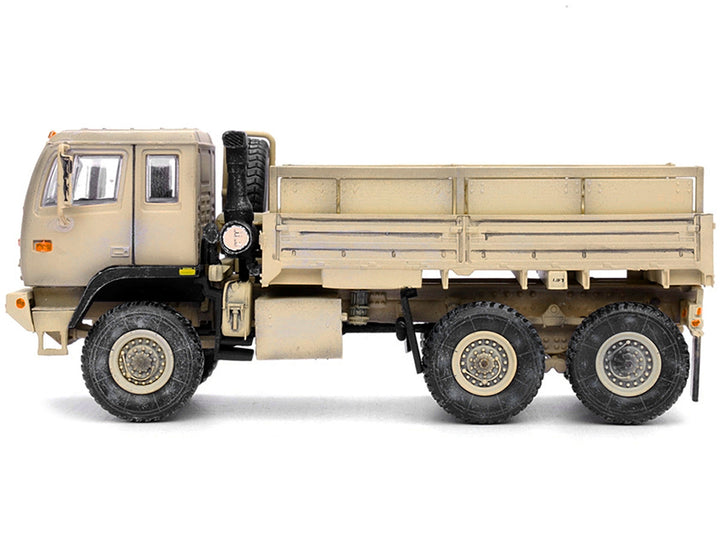 M1083 MTV (Medium Tactical Vehicle) Standard Cargo Truck Desert Camouflage "US Army" "Armor Premium" Series 1/72 Diecast Model by Panzerkampf-1