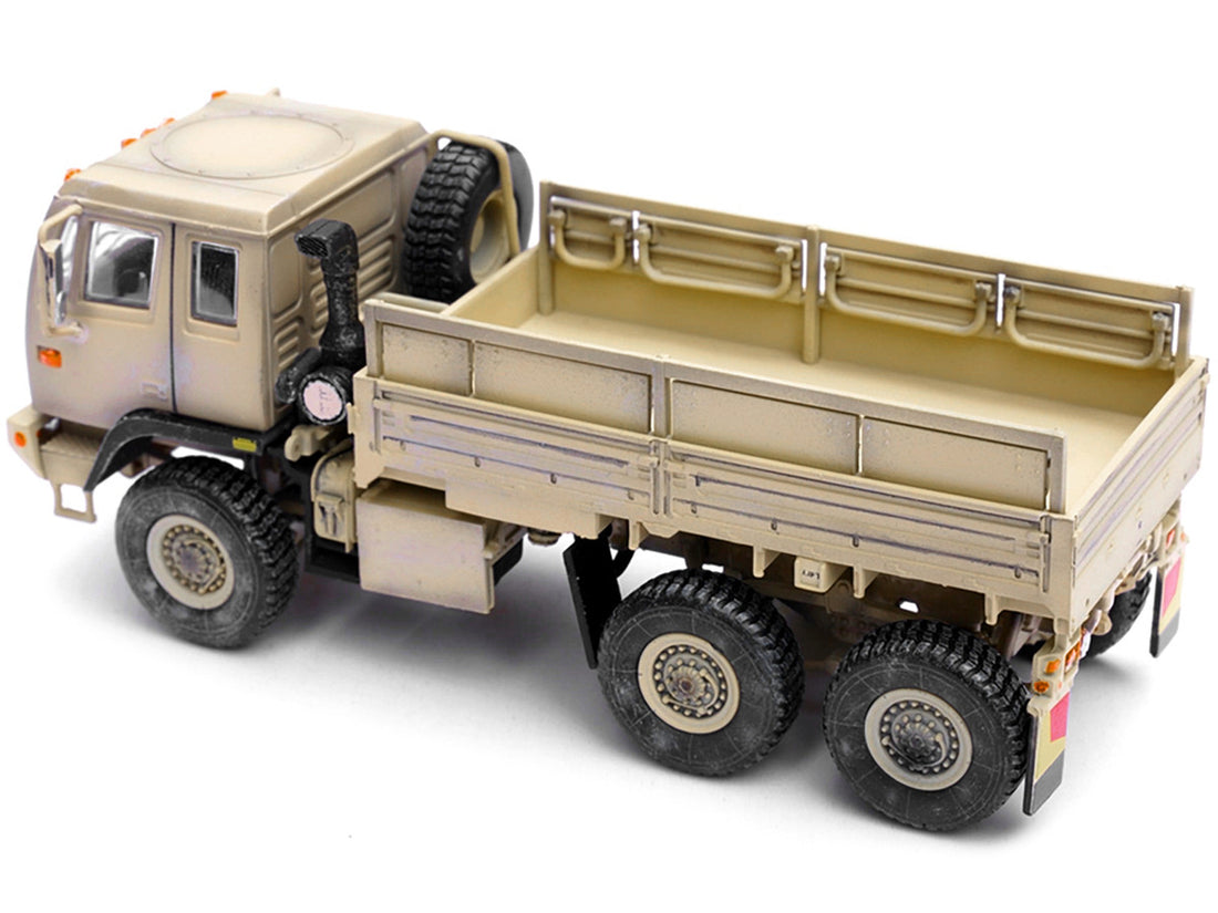 M1083 MTV (Medium Tactical Vehicle) Standard Cargo Truck Desert Camouflage "US Army" "Armor Premium" Series 1/72 Diecast Model by Panzerkampf-3